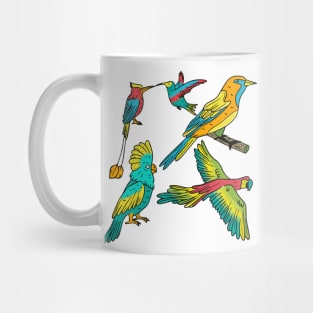 Exotic bird Colorful Mug